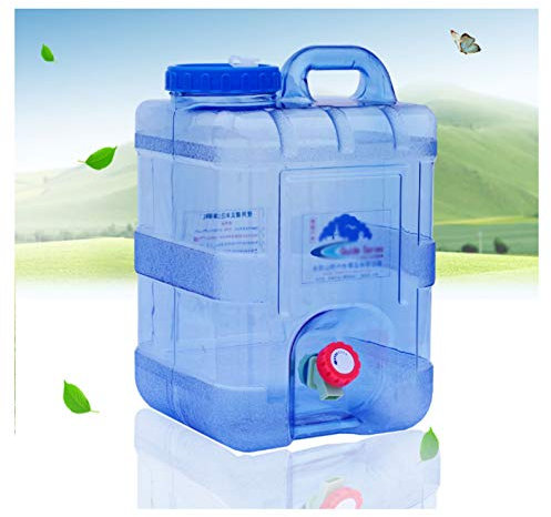 wangk Garrafa Gasolina,Gran Capacidad Camping Contenedor De Agua Portátil,5l 10l 15l Portador De Agua Plegable Portátil con Grifo,Contenedores De Agua para Acampar