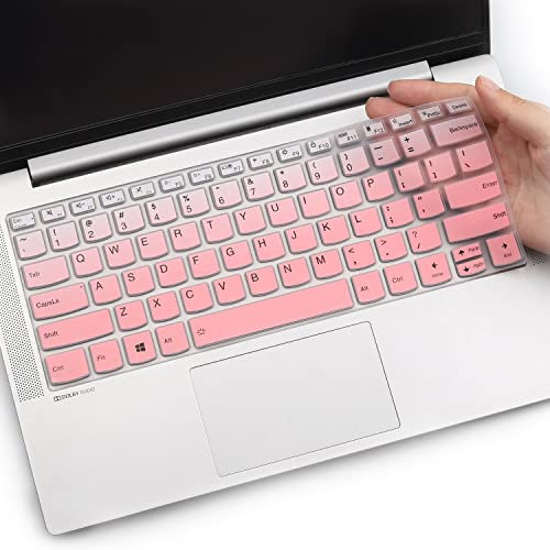 Tastatur-Abdeckung für Lenovo Yoga 5i 7i 9i 14 Zoll | Idepad S540 S940 lLenovo IdeaPad Flex 5 5g Lenvo Laptop-Schutz-Tastatur Skin Gen. Pink.