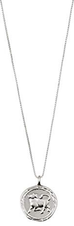 PILGRIM Jewelry Halskette mit Sternzeichen - Versilbert, Kristall