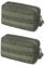 Azarxis Taktische Hüfttaschen, Militär Kompakt Gürteltasche, Multifunktional Molle EDC Tasche (01 Grün - 2)