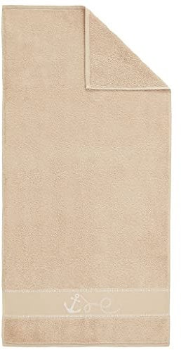 Dyckhoff Handtuch Maritim 'Voyage' 50 x 100 cm Greige