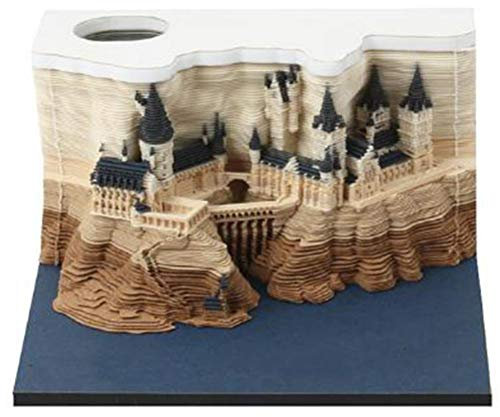 Dan&Dre Papier Notizen Kunst Baustein 3D-Dekoration Haftnotizen Aufkleber Haftnotizen Lehrer Freunde Kollegen Hogwarts Castle Memo