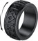 FindChic Spinner Ring Schwarz Herren Anti Stress Ring Männer Nordische Runen Fidgetring Edelstahl Drehring mit Geschenkebox für Geburtstag Weihnachten, 64