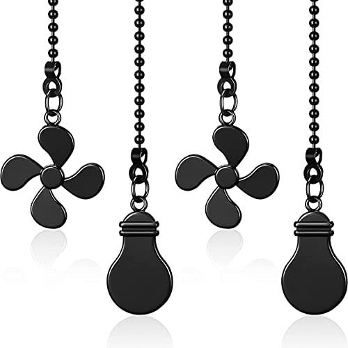 Ntcpefy Decken Ventilator Zugkette LüFter VerläNgerungs Kette LüFter Kette Zieht Dekorative 12 Deckenv Entilator Chain VerläNgerung Ornament C