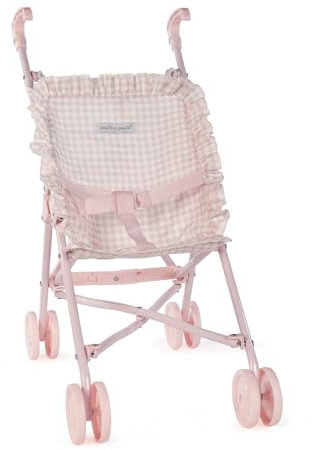Pasito a pasito - Sillita de Paseo para muñecas Tom Vichy Rosa