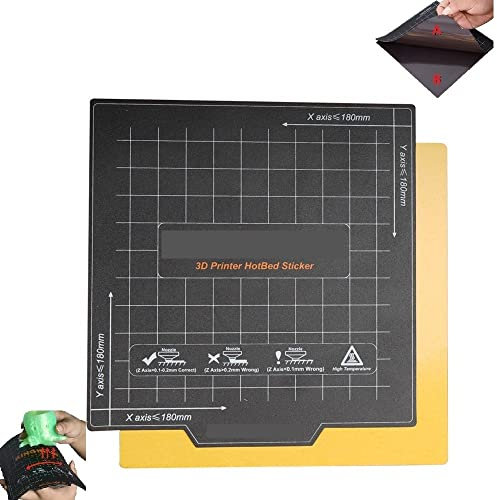 For RAMPS 3D Printer Parts Bed Tape for Print Sticker 180mm Square Build Plate Tape Surface Flex Plate Base for KP3S