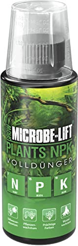 Fertilizzante NPK per Acquario – MICROBE-LIFT Plants NPK 118 ml – con nitrato, fosfato & potassio – crescita forte, colori vivi & radici sane – per piante acquatiche & aquascaping – ARKA