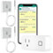 MOCREO ST5 WiFi Freezer Thermometer Alarm, Email Alert, App Notification, Data Logging Export, No Subscription Fee, Remote Temperature Sensor for Refrigerator, Freezer, Hot Tub (2 Pack)