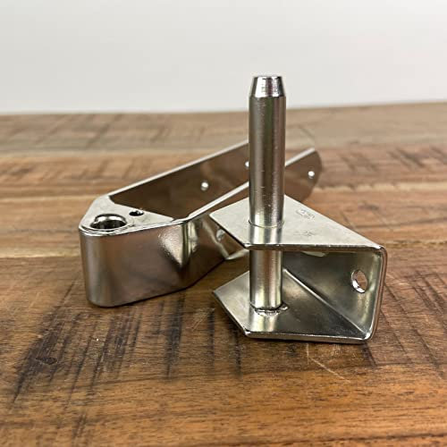 Ruderbeschlag 2-TLG. Ruderaufhängung Spiegelbeschlag Edelstahl