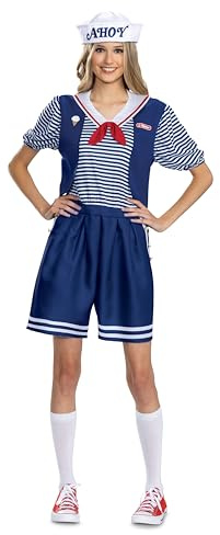 Disguise Stranger Things Rotkehlchen-Kostüm für Damen