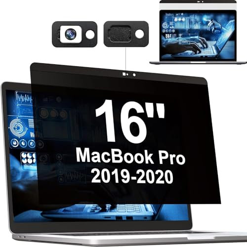 Filtro de privacidad magnético para Apple MacBook Pro 16 pulgadas 2019 modelo A2141, anti espía / removable filtro de privacidad anti azul luz filtro privacidad Mac 16 pulgadas