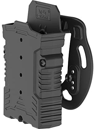 Magazintasche AR-15 / M4 / M16 beidhändig verwendbar, 5,56 mm, mit Paddelgürtelbefestigung, Polymer, Schwarz
