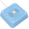 Qukaim Mini lavaplatos, mini lavaplatos, lavavajillas portátil de frutas USB, IP67 impermeable, purificación electrolítica de vibración de sonido, diseño compacto para el hogar y viajes, azul