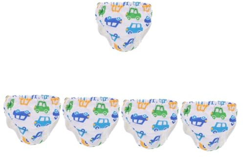 PACKOVE 5 Piezas bañadores de bebé juguetes para pequeños papelera pequeño Piscina pañal bañador reutilizable bañador pañal reutilizable para nadar reutilizables Nylon