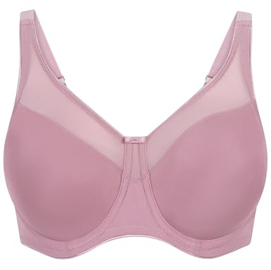 Hunkemöller Nina Soutien-gorge minimiseur à armatures non rembourré, Mauve, 95C