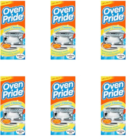Oven Pride Deep Cleaner, No Scrubbing Required, Easy Spray Application, 500ml, Pack of 6