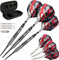 Viper 95% Tungsten Steel Tip with Case, Grams Blitz Dart-Set mit Tasche, 95% Wolfram, Stahlspitze, 26 g, Schwarz