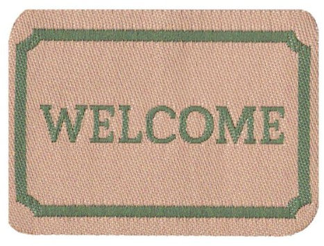 MyTinyWorld Dolls House Classic Welcome Mat (WM4)
