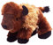 Wild Republic 16267 Hug´EMS Stofftier Bison, Kuscheltier 18 cm, Multi