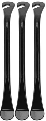 Tbest Fahrrad Reifenheber, Schwarz, 3Pcs Tragbare Fahrradreifen Ebene Gehärtetem Kohlenstoffstahl Löffel Fahrradreifen Repair Tool, Schwa
