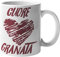 CHEMAGLIETTE! Tazza Stampata Divertente Idea Regalo Mug Tifosi Torinisti Con Stampa Cuore Granata