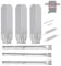 BQMAX Ersatzteile für Charbroil Gas2Coal Grillteile 463370516 463370519, Reparatursatz für Charbroil Grill Gas2Coal 463278418 463278419 G421-0001-W1 G553-0002-W1A, Edelstahl