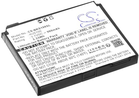 TCTK Akku 900mAh Kompatibel mit [Becker] HJS 100, HJS-100, Map Pilot Ersetzt 338937010208, HJS100