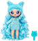 Na! Na! Na! SurpriseSweetest Gems Serie - Marina TEALSTONE - Geburtsstein Aquamarin - Weiche 19 cm große Modepuppe mit blauen Haaren, Charmeuse Kleid, Mütze & Bürste - Zum Sammeln - Ab 5 Jahren