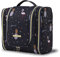 Trousse de Toilette Voyage pour Femme, Lychii Grande Capacité Cosmétique Sac avec Crochet, Imperméable Pliable Trousse Maquillage Organisateur - Flamants