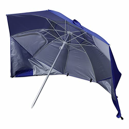 Gardenwize - Garden/Beach Umbrealla Parasol | Wind Break and Sun Shade | Child Safe, Sun Protection | 2 Person Shelter, Free Standing | Table Umbrealla (Wind Break), Large