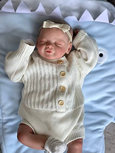 Zero pam Schlafende Reborn Babypuppen Realistische Silikon Neugeborene Puppe Sieht Echt Aus Lebensechte Dummy Puppe Spielzeug Weicher Körper Vinyl Gliedmaßen