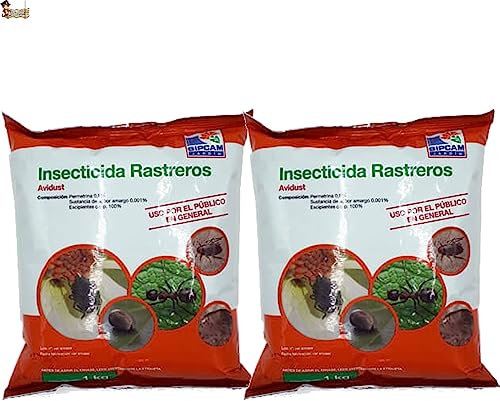 BricoLoco.com Insecticida Suelo en Polvo contra Insectos Rastreros por Contacto e ingestión. ¡¡¡Pack 2 KGS. (2x1kg.)!!! Piretroide. Exterior e Interior. Hormigas, cucarachas, pulgas, garrapatas (2)