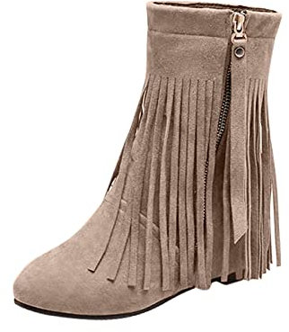 Stivali Gomma Donna Giardino Scarpe da Donna Stivali Stivali Motocross 43 Stivali Bambina Stivali Alti Donna Neri Sandali con Zeppa Scarpe da Jogging Donna 3-Beige 25.99