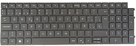 SP Teclado para ordenador portátil Dell Inspiron 3510 5510 3511 3515 3525 3520 3521 3535 3520 3521 5515 5518 7510 7610 0YV32R, retroiluminado