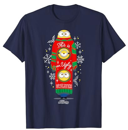 Minions Ugly Sweater Kevin Stuart Bob T-Shirt