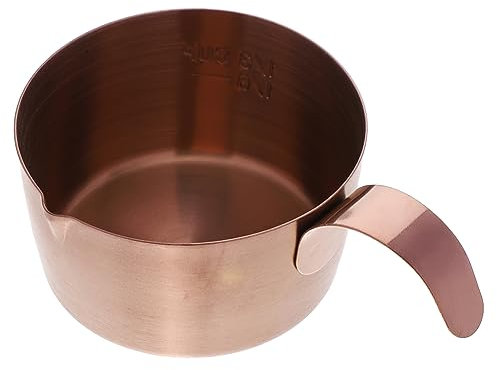Ciieeo Petit Pichet À Expresso En Acier Inoxydable Tasse À Sauce Pichet À Crème 80 Ml Or Rose 1 Pièce