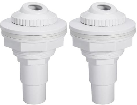 Nayciiy Kit complet de jet de retour de piscine hors sol avec joints et adaptateur de tuyau complet avec connecteur, assemblage globe oculaire (2)