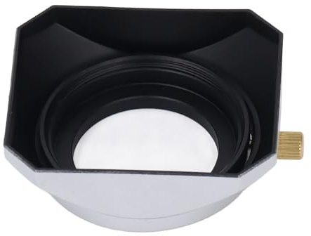 Metall Kamera Gegenlichtblende, 39 mm Gegenlichtblende mit Mattem Finish, Bajonett aus Aluminiumlegierung, Verhindert Schäden durch Wind, Sand, Regen, Schnee, für 39 mm