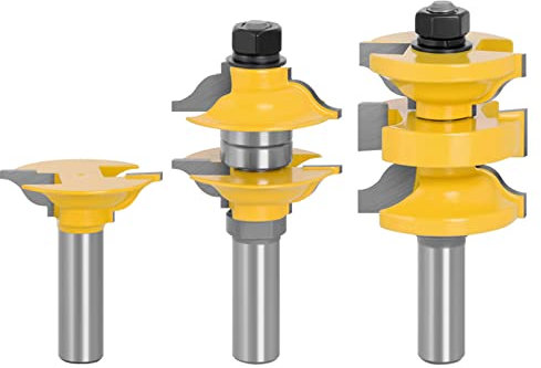 Tragbare 3x 12mm 12 7mm Schaft Router Bits Carving Für Holz Eintrag Innen Zapfen Tür Professionelle Hartmetall Fräser