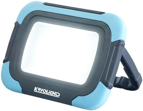 KryoLights Akkustrahler: 2in1-LED-Fluter und Powerbank, 1.000 Lumen, 4.000 mAh, 5 Watt, IP54 (LED Strahler Akku, Powerbank mit LED-Lampe, Kfz Ladegerät)