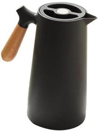 FUNOMOCYA Termo De Madera Estilo Nórdico Botella Térmica De Agua Para Caliente El Hogar Diseño Minimalista