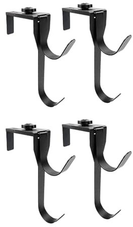 HUAANYA Platzsparende Pool Stangen Aufhänger Verstellbarer Metall Pool Skimmer Haken Für Zuhause Praktischer Pool Zubehör