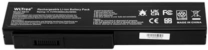 WLTree A32-M50 A33-M50 A32-N61 Batteria per ASUS N61J N61JV N61JQ N61JA N61V N61VJ N61VG N61VN N61DA N53J N53JN N53JV N53JX N53N N53S N53SD N53SM N53SN N53SV N52 N52D N52DA N52J N43 N43J Battery