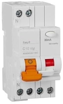 FANNIXI MGNEA9C45C1030CA EA9C45 1P+N C10A 30mA A 1P+N | C | 30 mA | Disjoncteur de Protection Contre Les fuites 10A EA9C45