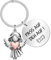 Cadimus Schutzengel Schlüsselanhänger,Engel Schlüsselanhänger mit Herz,Personalisierte Geschenke Frauen,Liebesgeschenke Für Partner Papa Mama Beste Freundin,Geschenke für Geburtstag Weihnachten