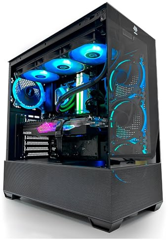 PCVIP 98XRXLITE / AMD Ryzen 7 9800X3D / 32GB RAM DDR5 / 2TB SSD/RX 7800XT Gaming OC 16GB / Windows 11 Pro