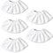 Fogcosy 5Pcs Replacement Microfibre Mop Cloths with Pads Set, Steam Mop Pads Cover Fits for Karcher EasyFix Steam Cleaner SC2 SC3 SC4 SC5 Accessories, Washable