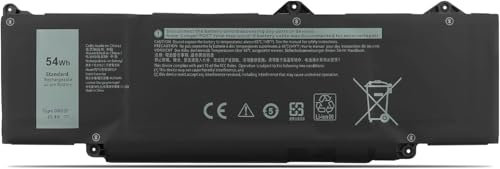 11.4V 54Wh DR02P 2X1V9 02X1V9 803W6 0803W6 Laptop Battery Compatible for Dell Latitude 5440 5450 5540 5550 Precision 3480 3490 3580 3590 Mobile Workstation Series