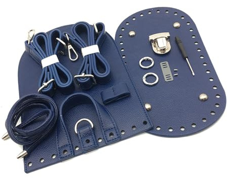 Guaber Rucksack Machen PU Leder Bastel Bag Set Stricken Häkelhäkeln Handgefertigte Accessoires Für Frauen Rucksack PU Lederset Mit Boden Zum Stricken