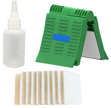 Thewasc Professional Fiber Optics Cleaning Clip Includes Alcohols Bottle And 10 Replacement For Networkings Maintenance Fiber Optics Cleaning Clamp